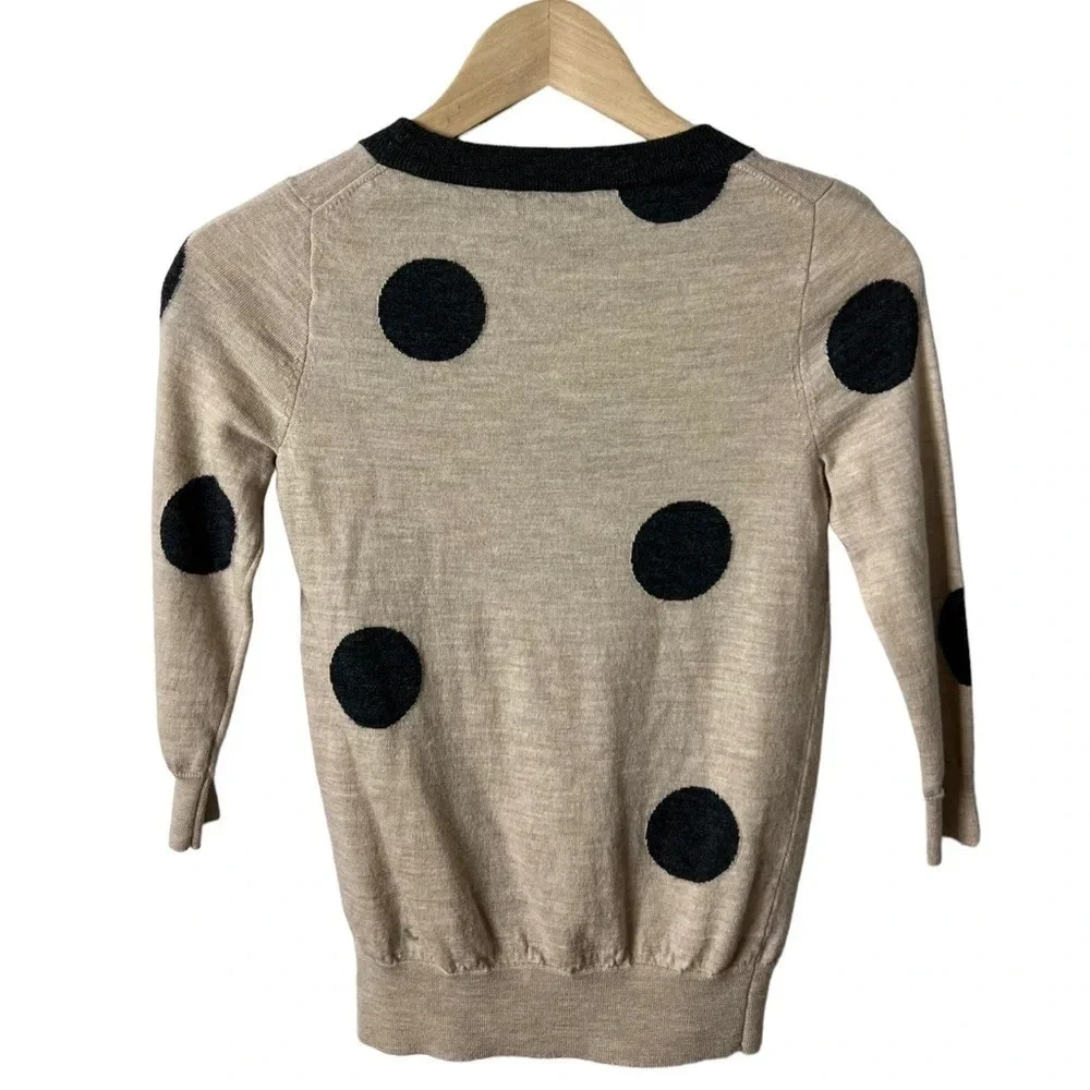 J. Crew • Merino Wool Tipi Polka Dot Sweater